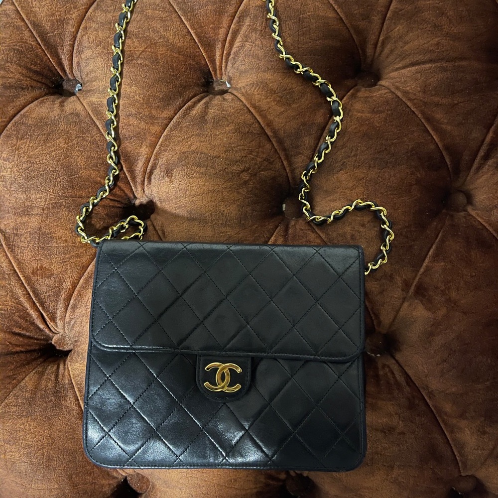 Authentic Chanel small black bag